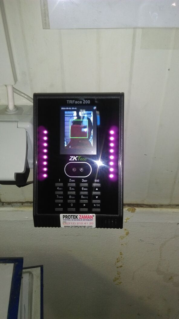 TRFace 200 Yüz Tanıma Sistemi Montaj Görüntüleri